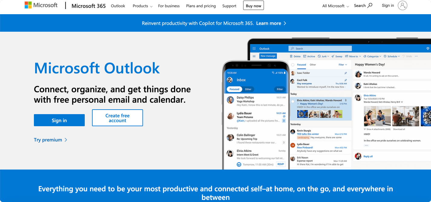 outlook calendar