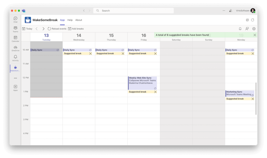 Virto Scheduler App